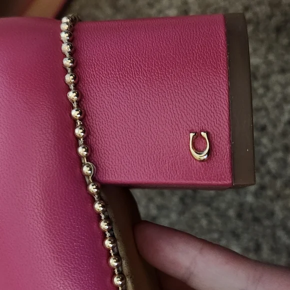 Coach Red Block Heel Women's Shoes - Picture 7 of 7